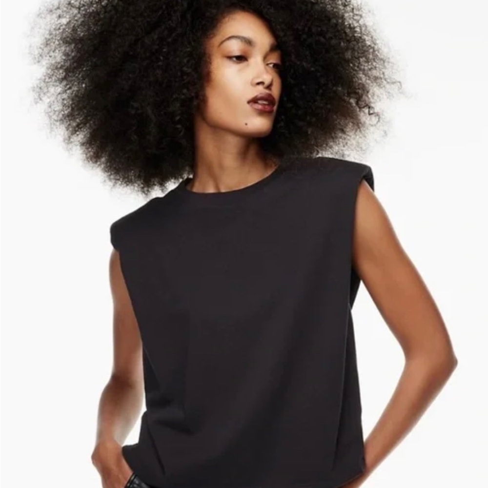 NWT BABATON ARTIZIA SHOULDER PAD TANK